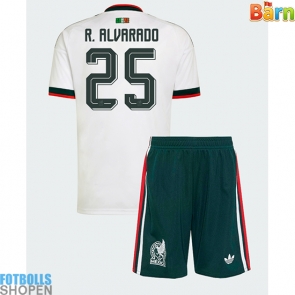 Billiga Mexiko Roberto Alvarado #25 Bortatröja Barn VM 2026 Kortärmad (+ Korta byxor)